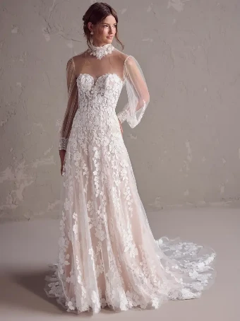 Maggie Sottero DEMETRIA #3 Ivory/Blush thumbnail