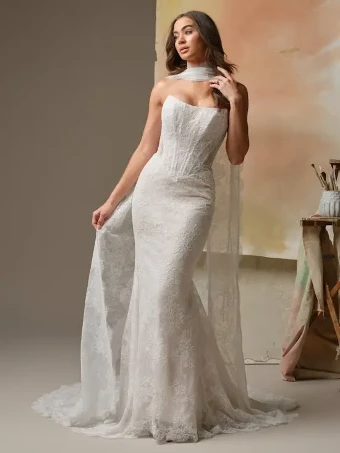 Maggie Sottero ARIADNE #6 All Ivory thumbnail