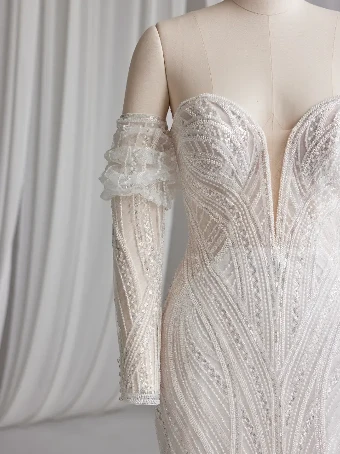 Sottero and Midgley POSITANO #4 All Ivory (gown with Ivory Illusion) thumbnail