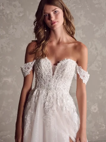 Maggie Sottero MARGUERITE #2 Ivory/Silver Accent over Blush thumbnail