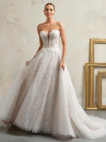 Sottero and Midgley ATHLONE #0 default Ivory/Silver Accent over Soft Blush (gown with Natural Illusion) thumbnail