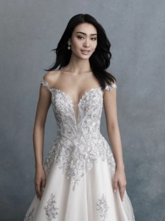 Allure Bridals C580 #2 default Pearl/Champagne/Ivory/Silver thumbnail