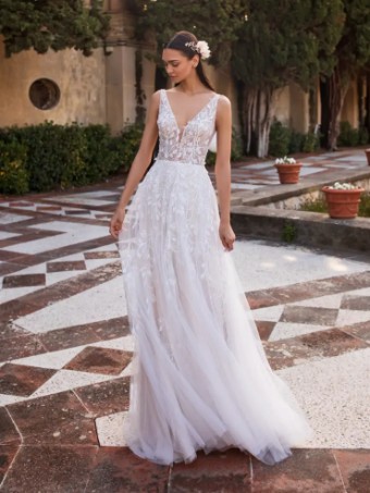 Pronovias ELARA #0 default Off White/Crystal/Light Beige thumbnail