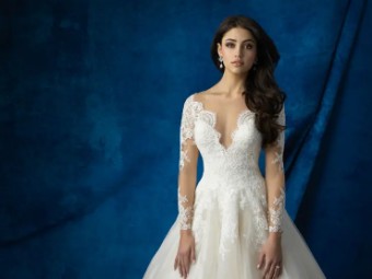Allure Bridals 9366 #2 Champagne/Ivory thumbnail