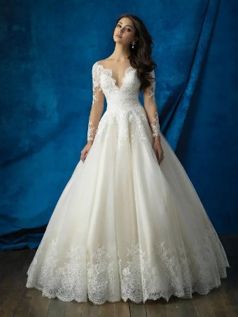 Allure Bridals 9366 #0 default Champagne/Ivory thumbnail