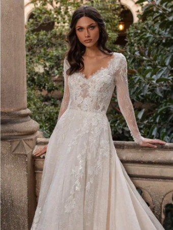 Pronovias LOUISE #1 Off White/Light Beige thumbnail